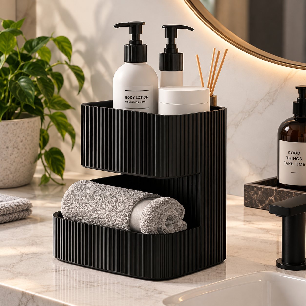Organizador de Baño de 2 Niveles