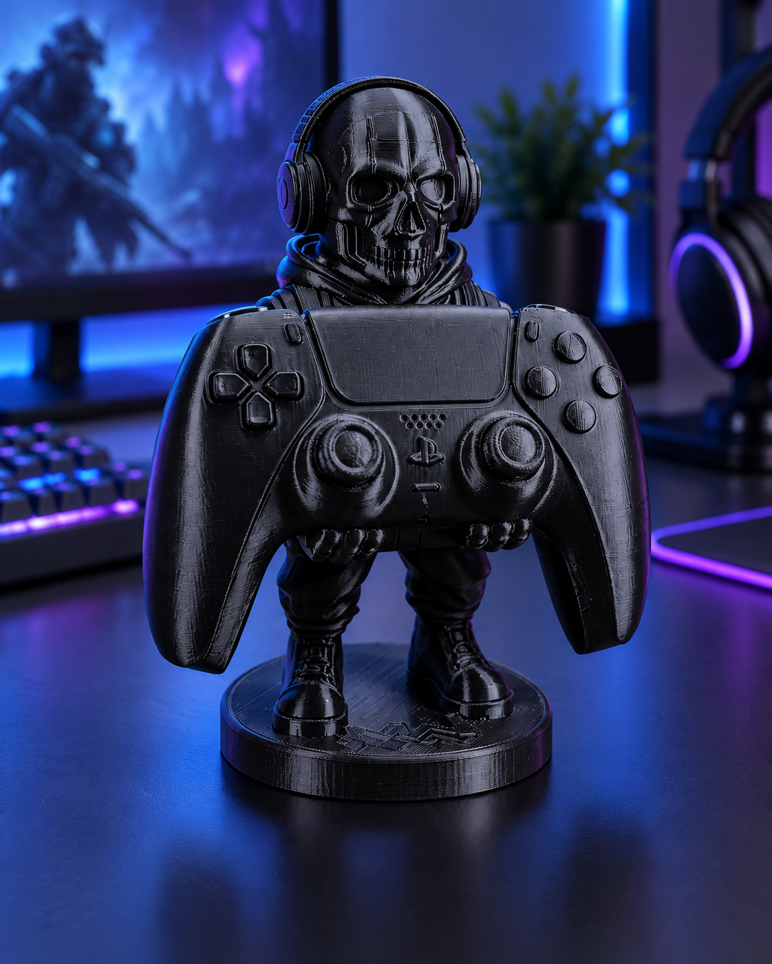 Soporte Gamer Calavera para Control