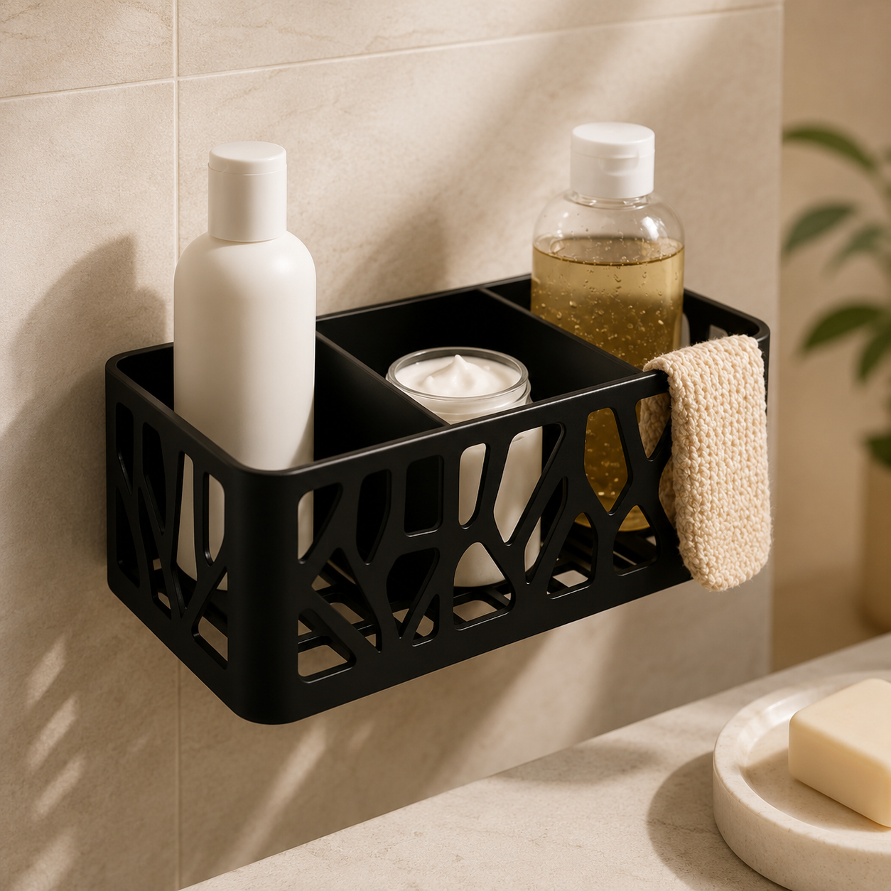 Organizador de Baño con Compartimentos