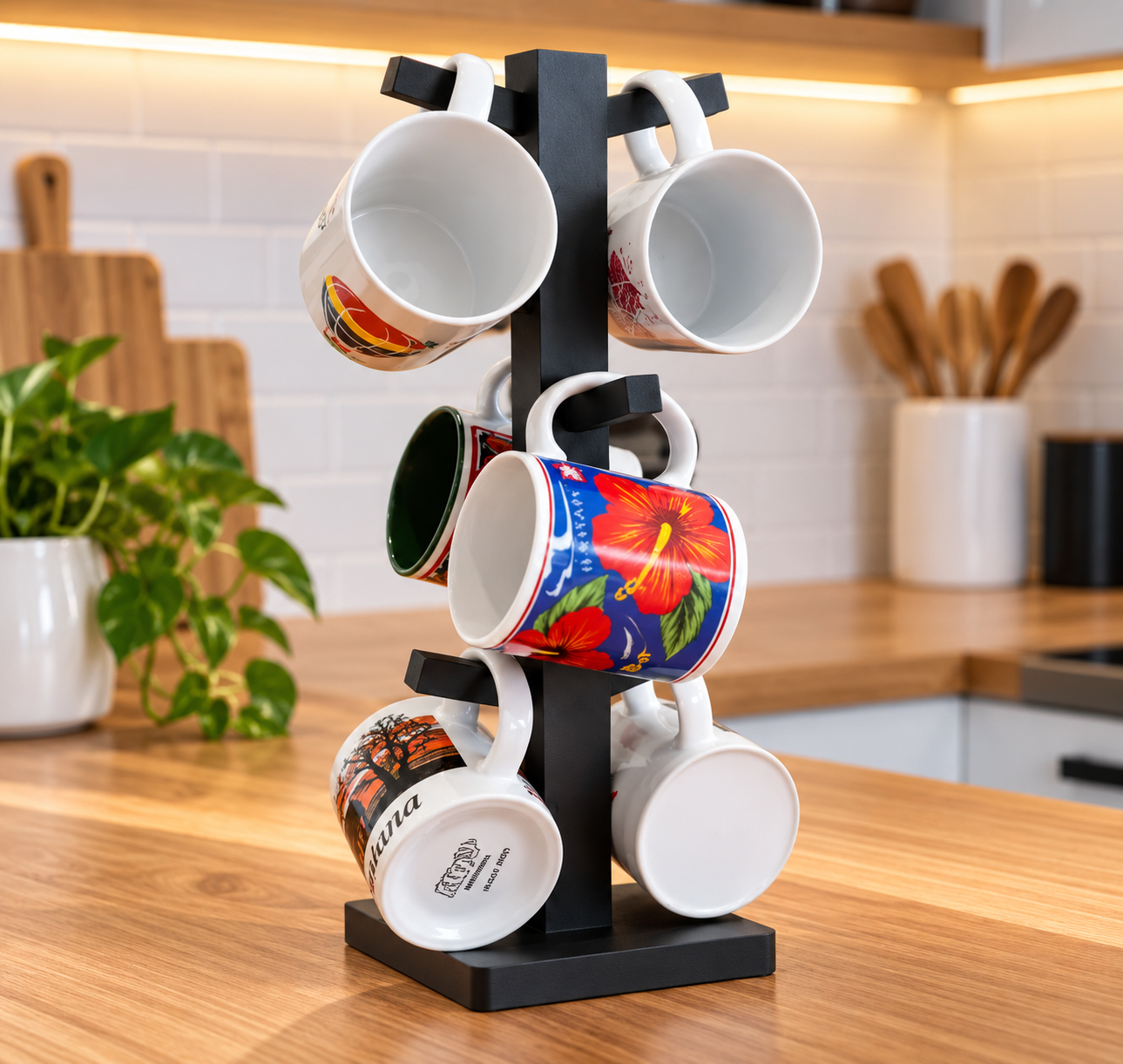 Organizador Vertical para 6 Tazas